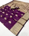 Karnival Gold By Rajtex Silk Two Tone Hnadloom Weaving Silk Saree Wholesale Online